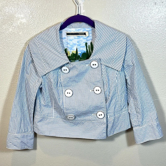 Anthropologie Daughters of Liberation Crop Jacket size 00 - Picture 1 of 8